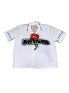 White “Thorns Of LiYfe” Button-Up Shirt