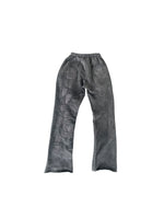 Load image into Gallery viewer, Acid Black “LettYng Go” Flare Pants
