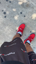 Load image into Gallery viewer, Black "Differeynt" Mesh Shorts
