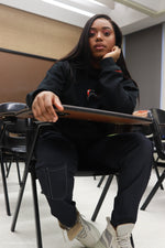 Load image into Gallery viewer, Black "BrokeYn" Hoodie
