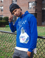 Load image into Gallery viewer, Royal Blue JACKIE ROBINSON "Black HistorY" Hoodie

