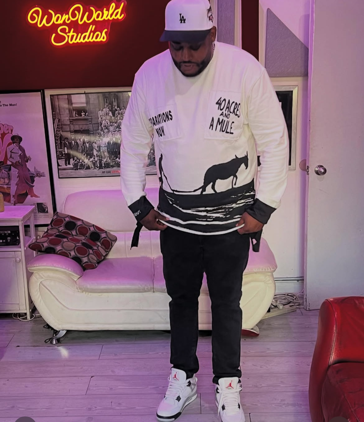 40 Acres & A Mule “Black HistorY” Sweater