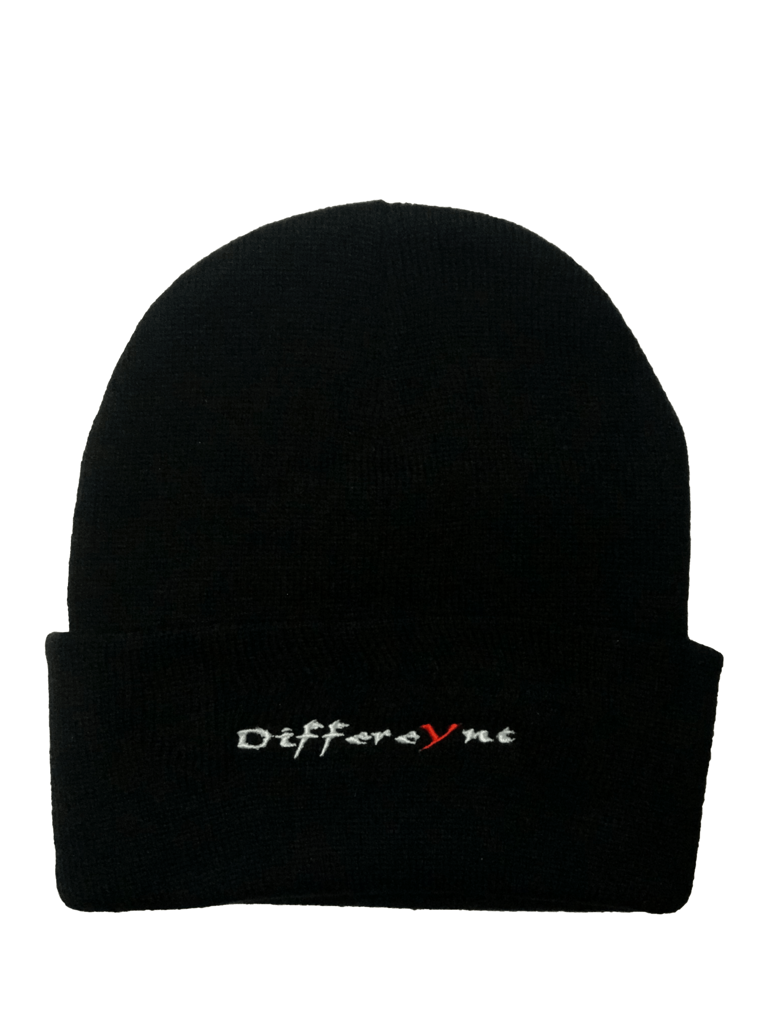 Black "DiffereYnt" Beanie Hat