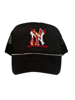 Load image into Gallery viewer, Black &quot;New York&quot; Trucker Hat
