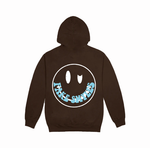 Load image into Gallery viewer, Mocha Brown &quot;Fake SmYles&quot; Hoodie
