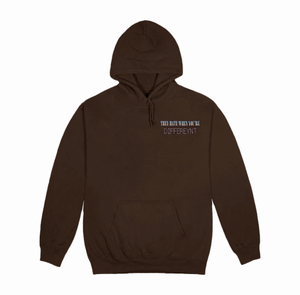 Mocha Brown "Fake SmYles" Hoodie