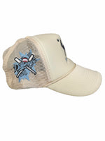 Load image into Gallery viewer, Cream &quot;New York&quot; Trucker Hat
