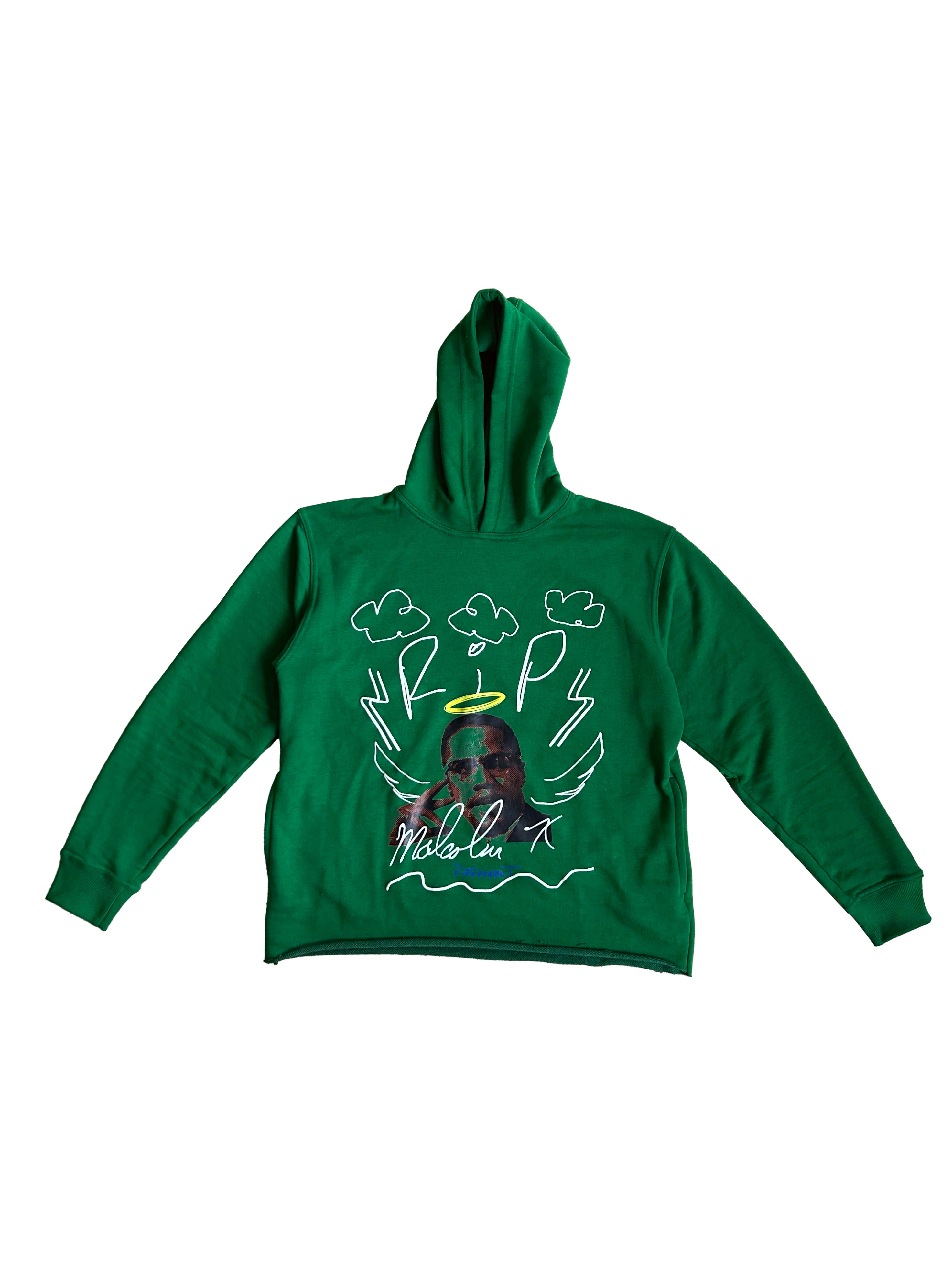 Lucky Green MALCOLM X "Black HistorY" Hoodie