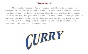 Charcoal Black "Steph CurrY" Shirt