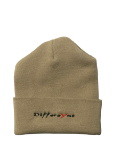 Tan "DiffereYnt" Beanie Hat