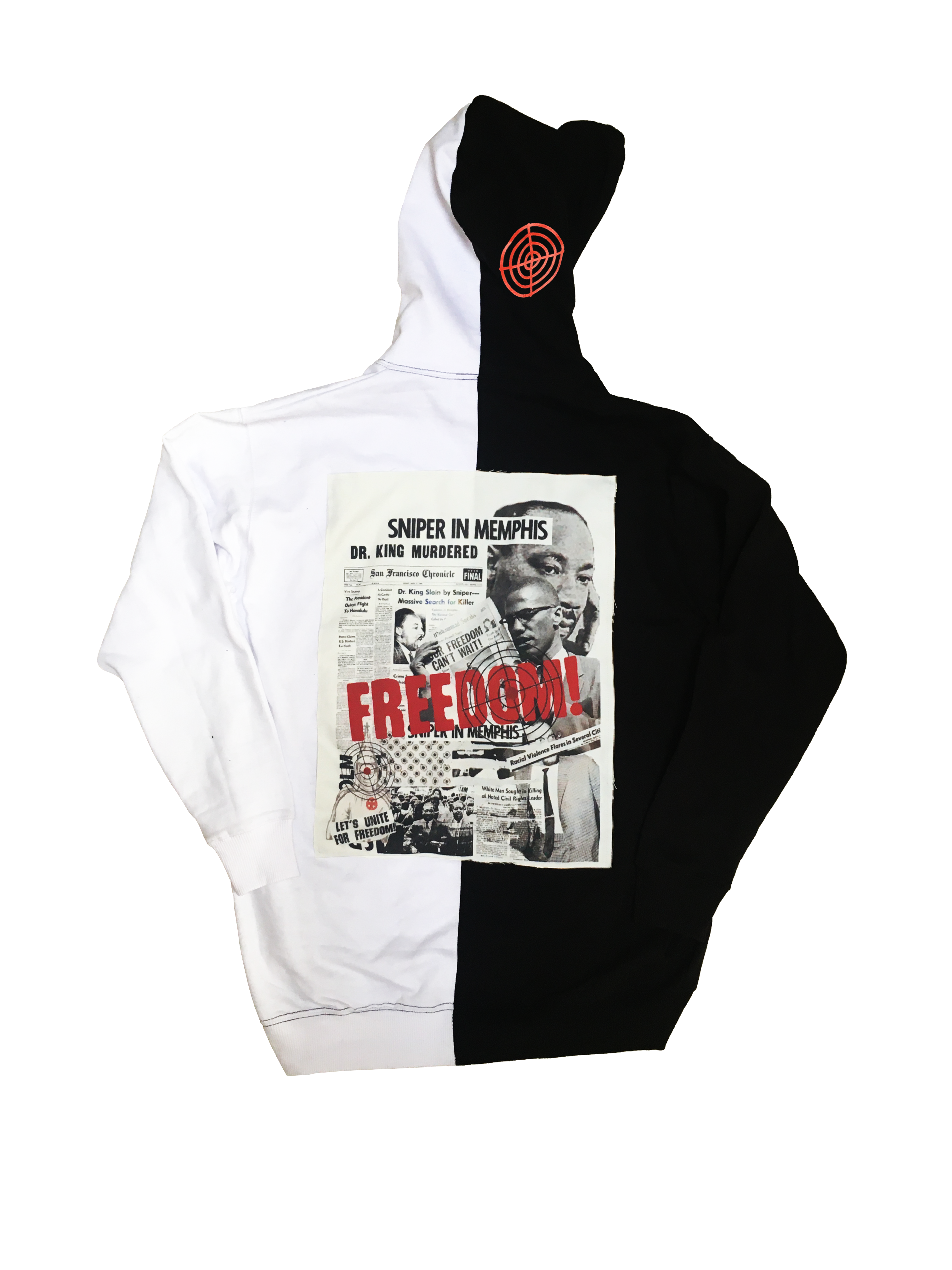 White/Black "Black HistorY" Hoodie